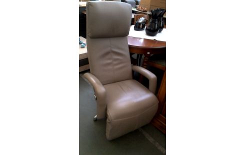 RELAX GRIJS LEDER