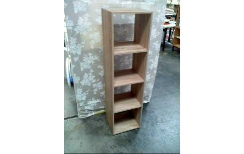 REGAL HOLZOPTIK 4-FÄCHER DREHBAR