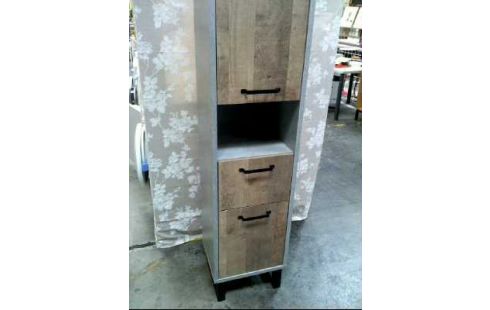 HOCHSCHRANK 2-TÜREN 1-SCHUBL. FACH OFFEN