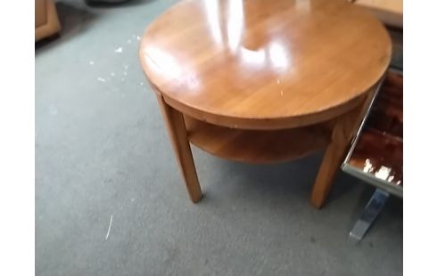 GUERIDON ROND BOIS RUSTIQUE