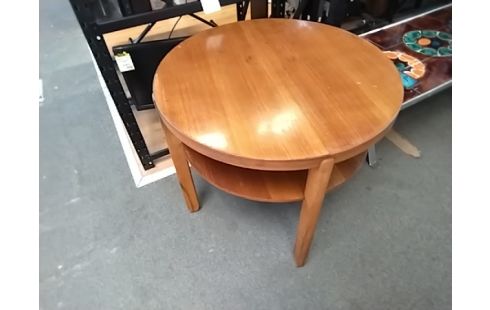 GUERIDON ROND BOIS RUSTIQUE