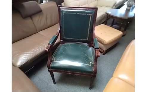FAUTEUIL CUIR ANCIEN EN L ETAT
