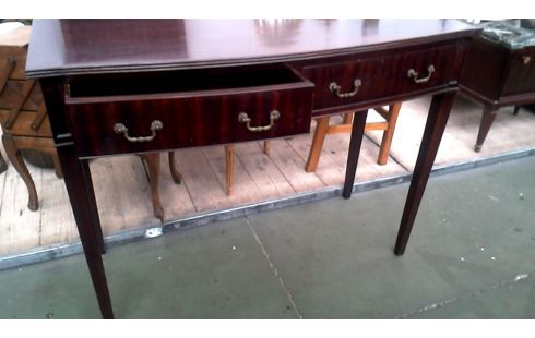 CONSOLETAFEL 2 LADEN MAHONIE