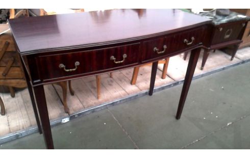 CONSOLETAFEL 2 LADEN MAHONIE