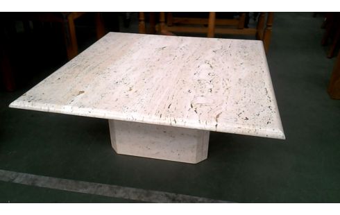 SALONTAFEL TRAVERTIJN VIERKANT