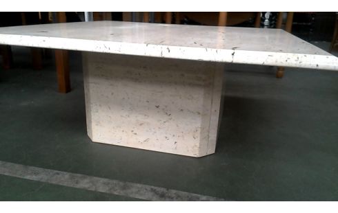 SALONTAFEL TRAVERTIJN VIERKANT