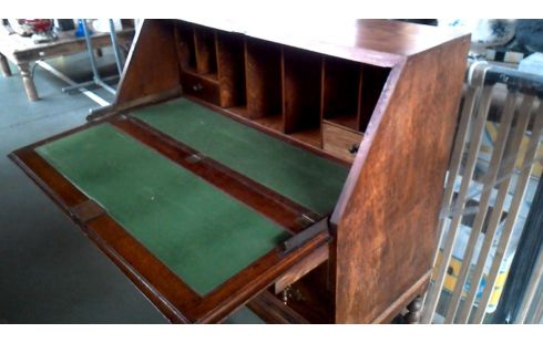 SECRETAIRE OUD EIK 2 LADEN KLAPBLAD