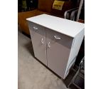 MEUBLE D'APPOINT 2 PORTES 2 TIROIRS