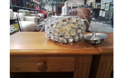 SUSPENSION ROND METAL MODERNE