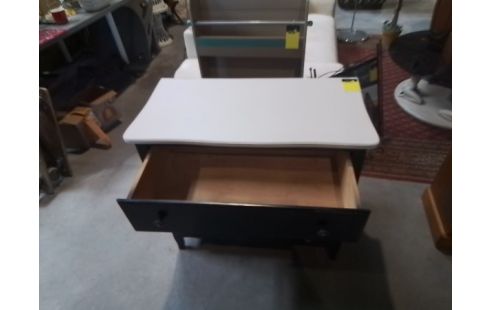 COMMODE 3T NOIRE BLANCHE