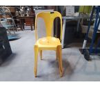 CHAISE METAL JAUNE