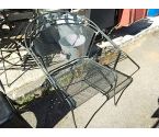 FAUTEUIL METAL NOIR