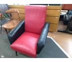 FAUTEUIL VINTAGE SIMILI CUIR