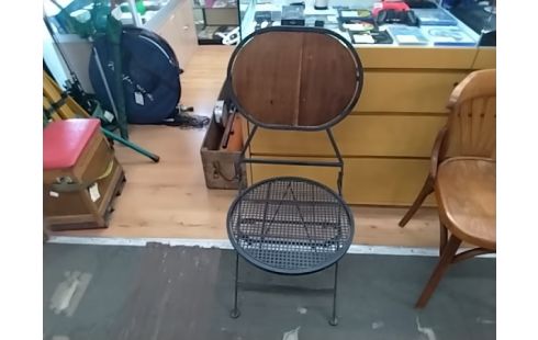 CHAISE PLIANTE BOIS METAL BOIS