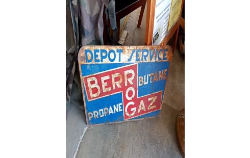 PLAQUE METAL VINTAGE