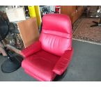 FAUTEUIL ELECTRIQUE EVERSTYLE CUIR ROUGE