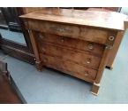 COMMODE ANCIENNE STYLE EMPIRE NOYER
