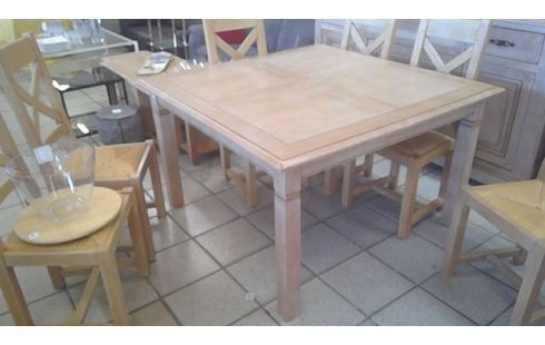 MESA LACADO ROBLE MACIZO