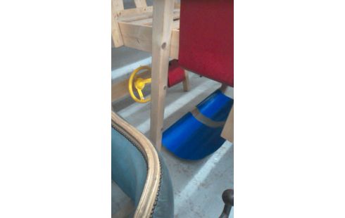 BED, , HUISJE, , HOUT MET