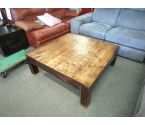 TABLE BASSE CARREE BOIS EXOTIQUE