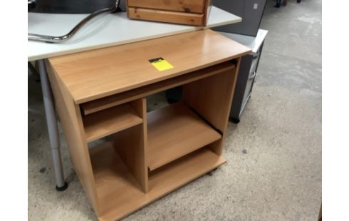 BUREAU BOIS PLATEAUX COULISSANTS