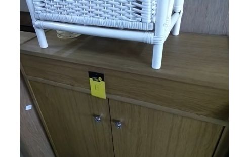 MEUBLE DE RANGEMENT BOIS 2P (SANS ETAGERE)