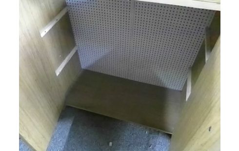 MEUBLE DE RANGEMENT BOIS 2P (SANS ETAGERE)