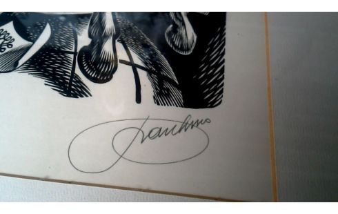 LITHOGRAPHIE ENFANT MET, , CHEVAL