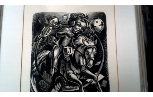 LITHOGRAPHIE ENFANT MET, , CHEVAL