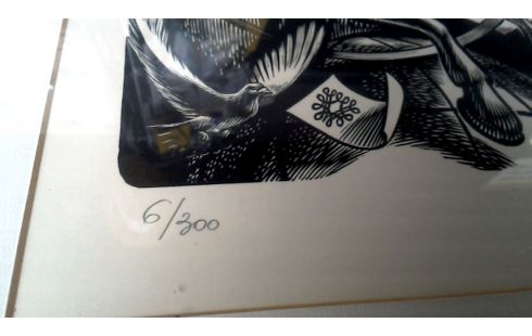 LITHOGRAPHIE ENFANT MET, , CHEVAL