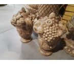 SCULPTURE VASE FRUITS GM
