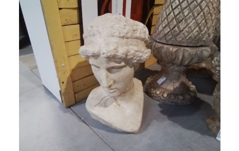 SCULPTURE TÊTE APOLLON