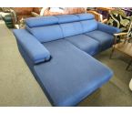 CANAPE D'ANGLE CONVERTIBLE BLEU