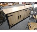 BUFFET BAS STYLE INDUSTRIEL