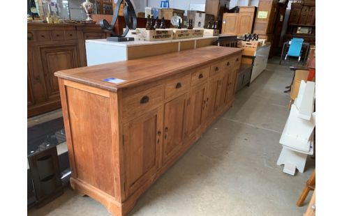 DRESSOIR TEAK 6 DEUREN / 6 LADEN