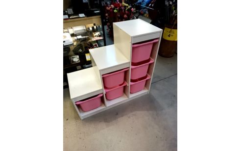 MEUBLE DE RANGEMENT ESCALIER6 BACS