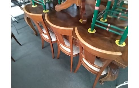 CHAISE LOT DE 6 RUSTIQUE
