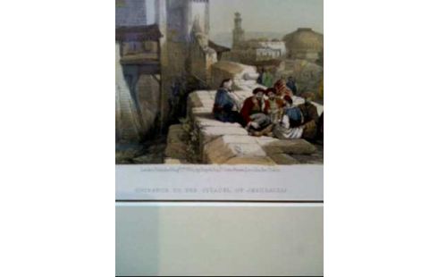 LITOGRAPHIE JERUSALEM <D. ROBERTS> I.R.