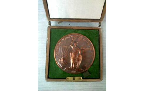 GEDENKMEDAILLE KUPFER 1988