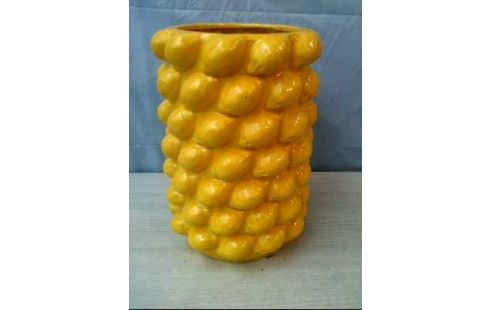 VASE KERAMIK GELB