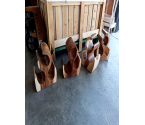 PORTE BOUTEILLE X3 BOIS DECO