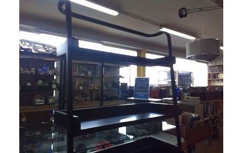 BUREAU ETAGERE ALINEA NOIR