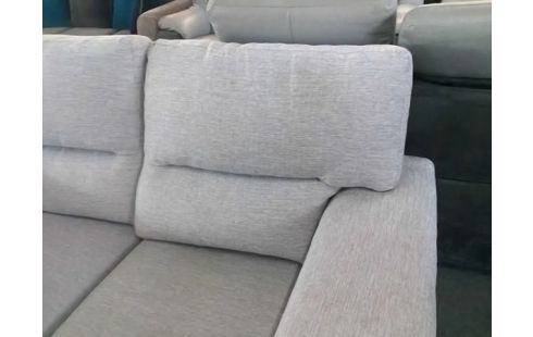 CANAPE 2P TISSU GRIS POLTRONESOFA (QLQS TACHES)