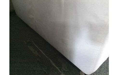 CANAPE 2P TISSU GRIS POLTRONESOFA (QLQS TACHES)