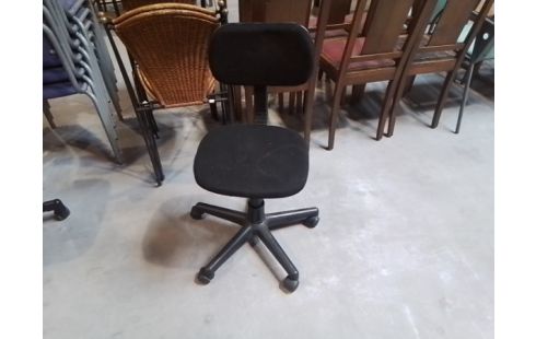 CHAISE DE BUREAU NOIRE