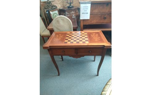 TABLE DE JEU MARQUETERIE