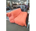BANQUETTE BZ TISSU ORANGE