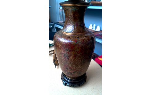 TAFELLAMP CLOISONNE
