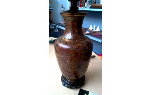 TAFELLAMP CLOISONNE