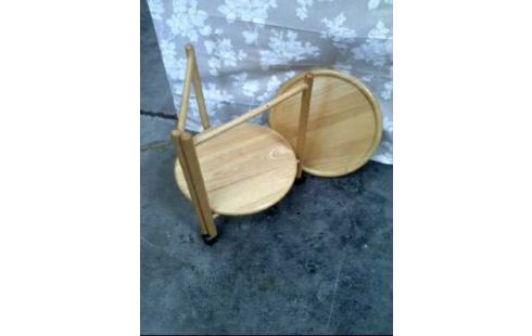 BEISTELLTISCH A.R. HOLZ HELL 2 EBENEN